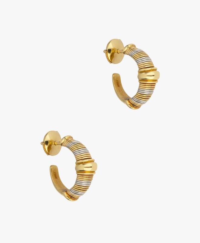 Earrings with diamonds